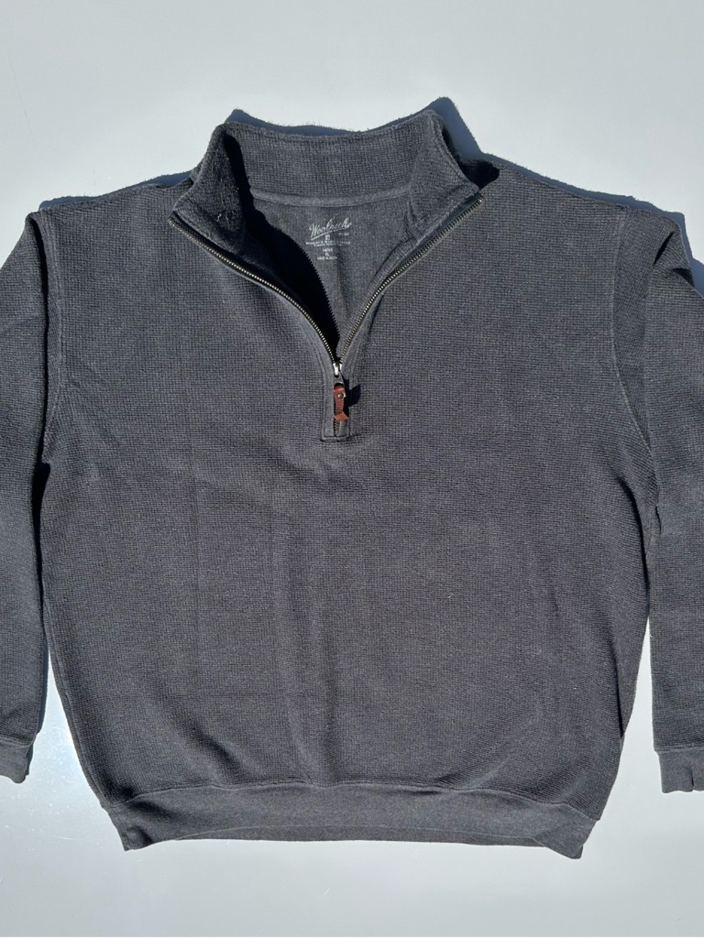 Woolrich Men's Quarter-Zip Sweater